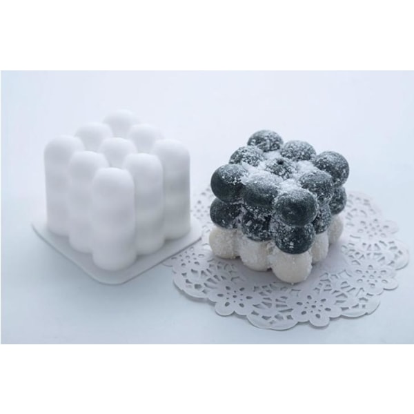 Tee itse silikonimuottikynttilät, kipsikynttilä, 3D Rubikin kuutio