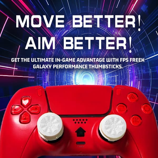 2 silikone-tommelfingergreb til P5/P4, højtydende analogt joystick til PS4 PS5 Galaxy joystick Silikonehætte white a pair