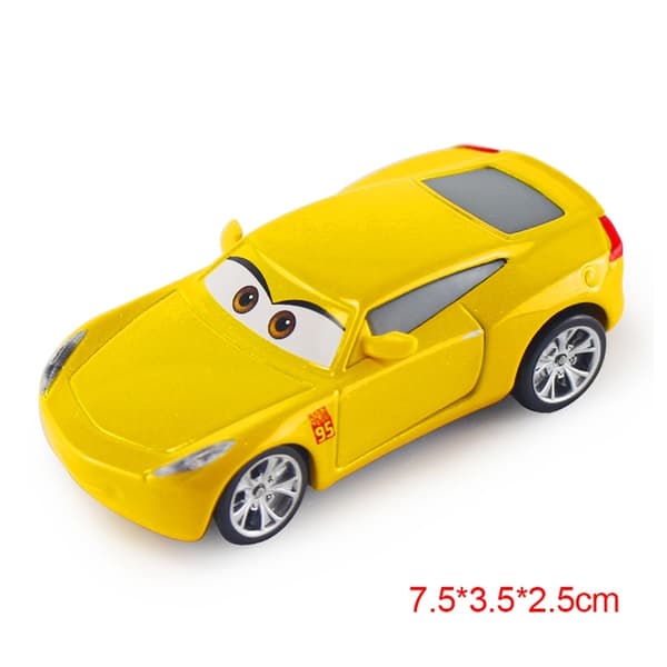 Disney Pixar Bilar 2 3 Leksaker Lightning McQueen Lastbil Uncle Mack 1:55 Diecast Mater Kolvkopp Fritter Frank Modell Barn Barnpresenter 31