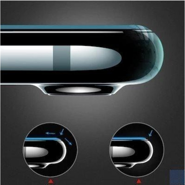 Ny 6D støvtæt fuld dækning, hærdet glas iPhone XS Max