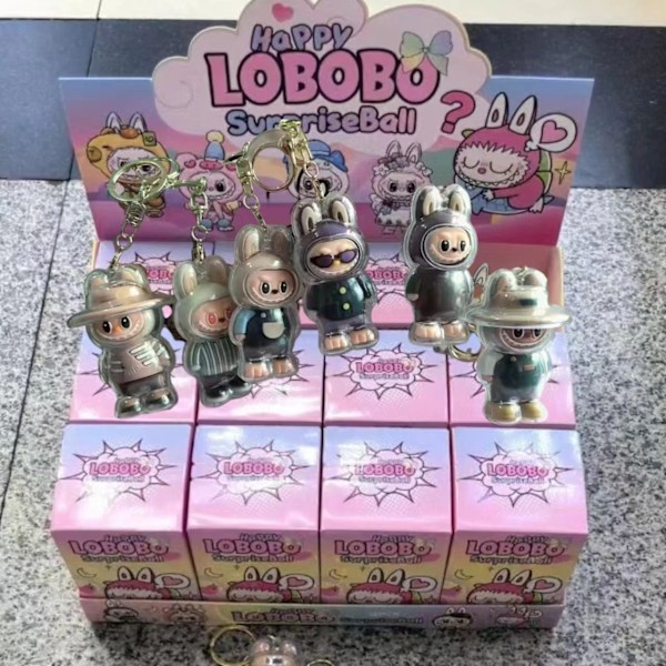 Uusi Labubu Avaimenperä Blind Box Lelut Reppuriipus suojakotelolla Blind Box Hot Kawaii Cartoon Bag Mystery Box Lasten lelut Random 1pc