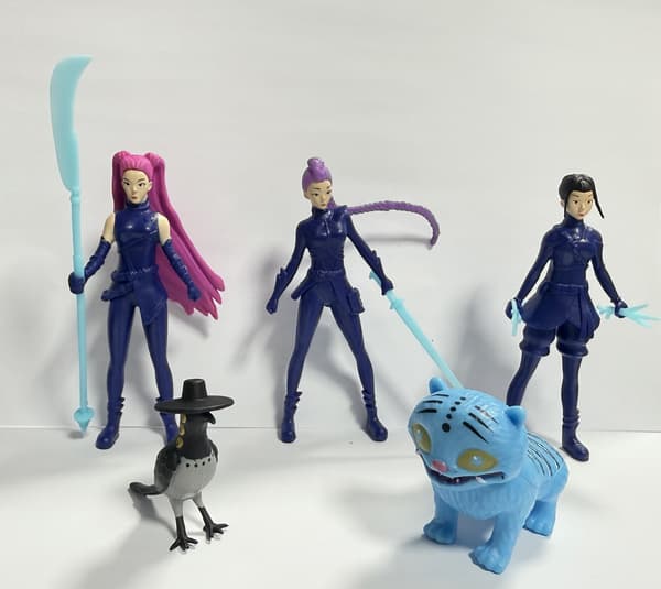 Anime Kpop Demon Hunter Figurmodellleksak - Spelbordsdekor och samlarpresent för barn 5-11.5cm