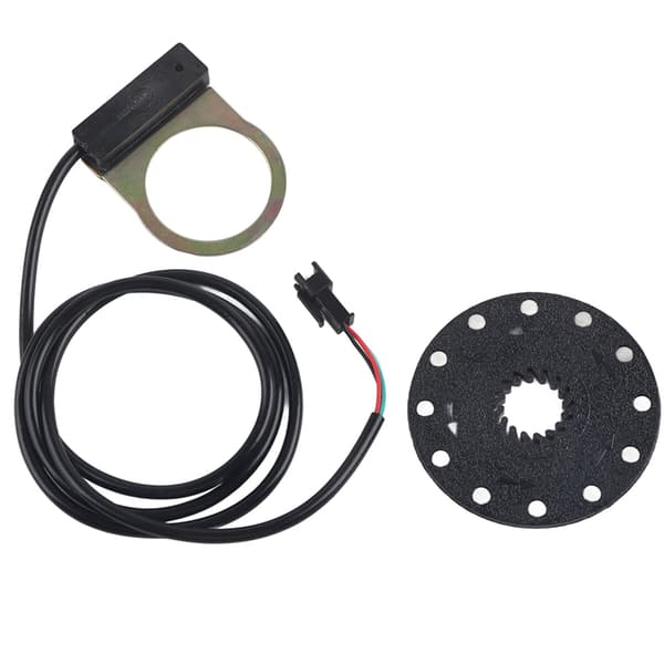 PAS-system Hastighedssensor Elektrisk pedal 12 magneter Elcykelassistentsensor black