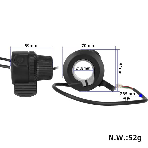 KugooKukirin G2/G3/G4 Elscooter Gasreglage Gaspedal Kit Accelerator switch