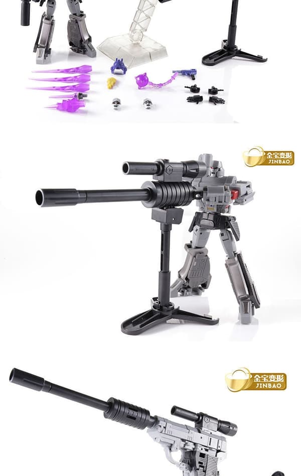 Galvatron Megatron H9 Gun Model G1 Mini Pocket Warrior Action Figur - Deformeret robotlegetøjsgave Megatron