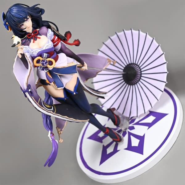 22 cm Genshin Impact Beelzebul figur - vacker flickdocka leksak för samling och prydnadsföremål with box size 23
