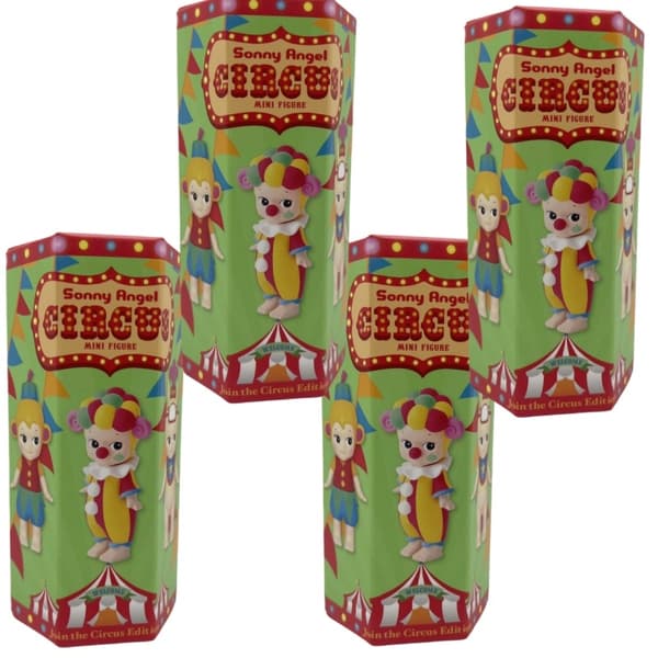 Anime Sonny Angle Mini Figur Circus 1. 2. Series Blind Box Samlerobjekt Model Figur Desktop Decor Børn Fødselsdagsgave Legetøj random 4pcs 1th