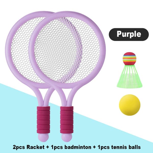 Badmintonracket för barn för utomhuslek - Perfekt för åldrarna 3-12 år Purple