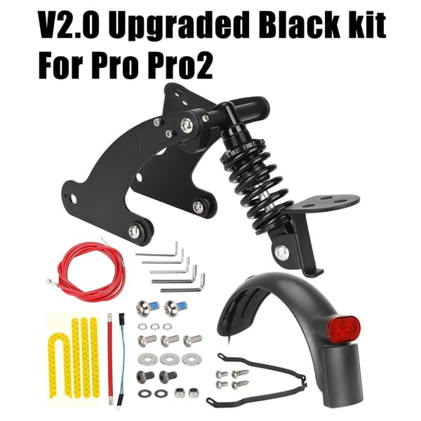 Ulip hydraulisk framstötdämpare för gaffelupphängning för Xiaomi M365/Pro/1S/Mi3 Scooter Pro Pro2 Black V2