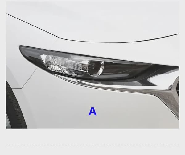 Strålkastarbas för Mazda 3 Axela 2019 - 2022 Strålkastarhus Bil bak Bas fram Bil Strålkastarhus bak B Left