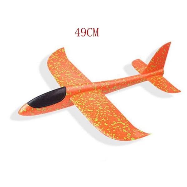 49 cm handkastfria glidflygplan skummodell EPP Breakout-flygplan partyspel barn utomhuskul presentleksaker för barn 49CM Red