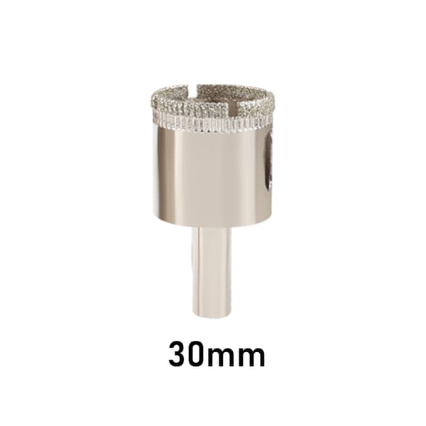 1-delt 3-100 mm diamantbelagte glashulsavbor, borekrone til fliser, marmor, keramik 30 mm