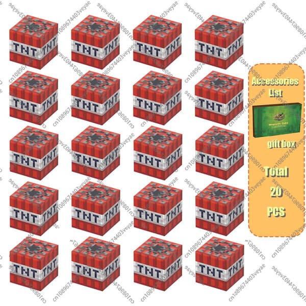 Magnetiske byggeklodser til børn 3+ - DIY-magnetterninger til drenge og piger - sansegaver random 80 pcs cubera
