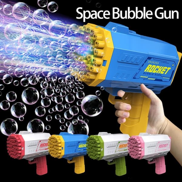 40-håls bubbelpistol för barn - fest och bröllop Blue