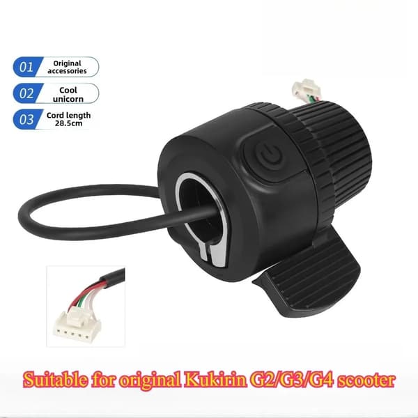 KugooKukirin G2/G3/G4 Elscooter Gasreglage Gaspedal Kit Accelerator switch