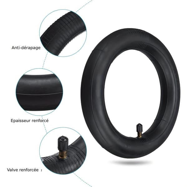 8,5" uppblåsbart ytterdäck och innerslang för Xiaomi M365 Pro 2 Mi 1S elscooterbyte 2pcs Inner Tire