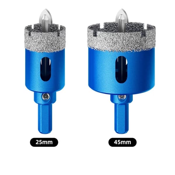 Diamantbelagte borehoveder 18-150 mm hulsav til keramiske fliser med positionsbor til glasmarmor 25 45