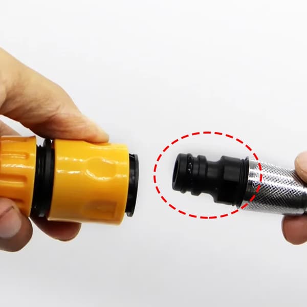 2 stk. BSP gevindskåret haneadapter havevandslange hurtig rørforbindelse universal slangeforlængertilbehør black-2pcs