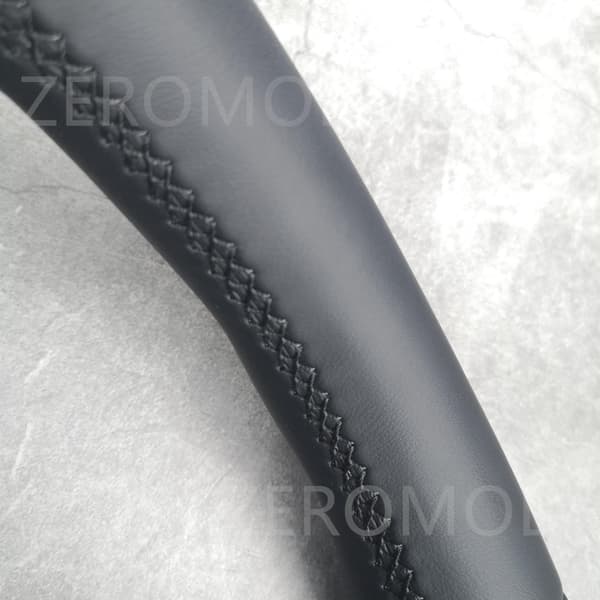 För Mazda 3 Mk1 MPs Normal Flat Bottom INKLUDERAR Ratt Volante 2004-2009 Dark Grey