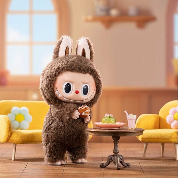 POP MART Labubu Monsters Macaron Vinyyli Face 17 cm sokea laatikko 3st