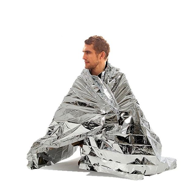 VÄRMEISOLERANDE NÖDFILT ÖVERLEVNADSFILT  överlevnadsfilt solskyddsfilt