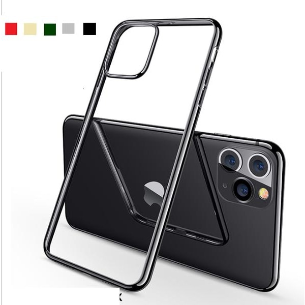 iPhone 11 Pro Max -kotelo | Super ohut TPU Shell - 5 kpl väri Black