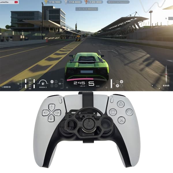 Gamepad-ohjauspyörä Mini 3D-tulostus PS5- ja PS5 Slim -peliohjaimille, lisätarvikkeet 1