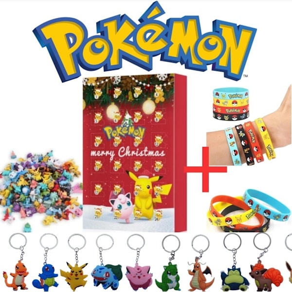 Pokemon Christmas side box kalenteri kid parhaat joululahjat 24