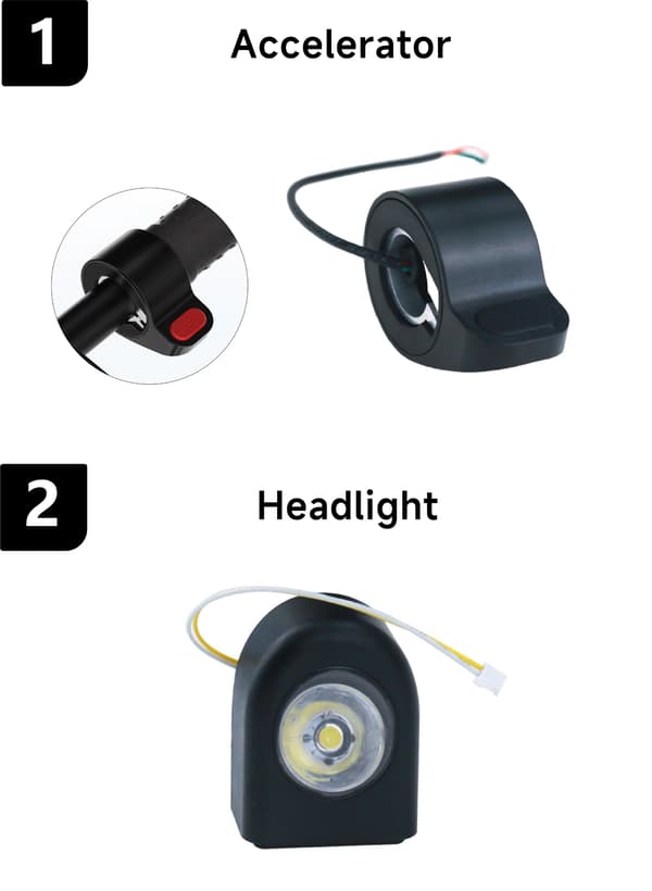 Reservedele til elektrisk løbehjul til Xiaomi Mijia M365 Pro Bump Damping Kit