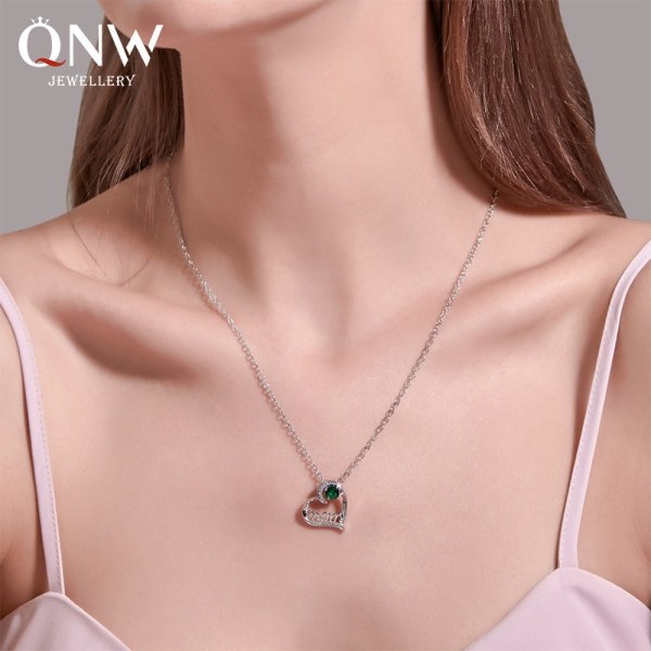 Halsband MOM nyckel hjärtformad  hänge kreativ present Necklace Röd