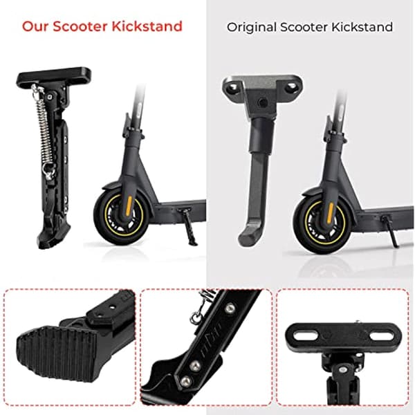 Ulip V2 Justerbart Kickstöd Parkeringsställ för Xiaomi Ninebot Max G30 Zero 10X Kaabo Mantis 10 NO.2 G30 Zero Kaboo