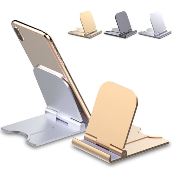 Telefonholder Mobil Smartphone Tablet Support til iPhone Skrivebord Bærbar Montering Black
