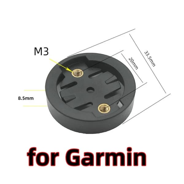 Cykelcomputerbeslag med fast base til Garmin Bryton og Wahoo tilbehør For Bryton