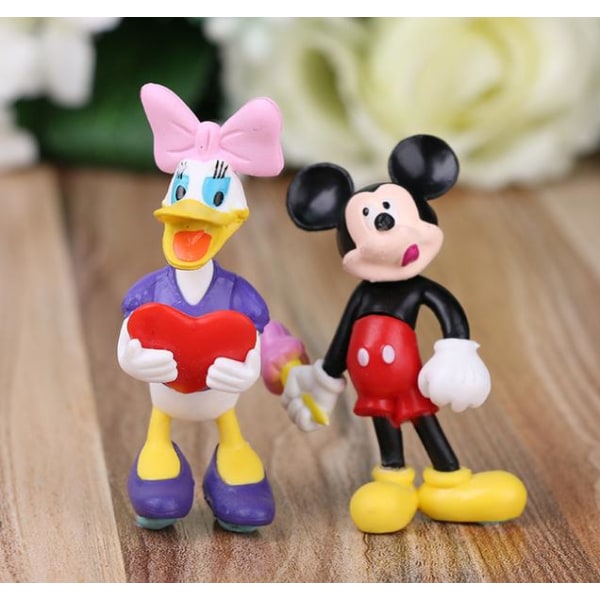 6-Pack Disney mini Dockor Mickey Mouse Donald Duck julklappar