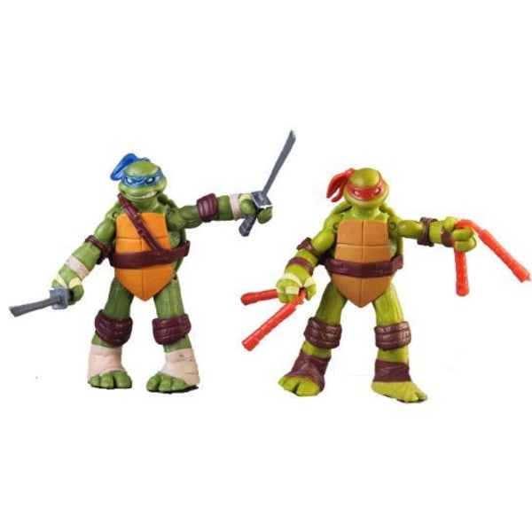 12 cm Teenage Mutant Ninja Turtles figurer - 4 stk