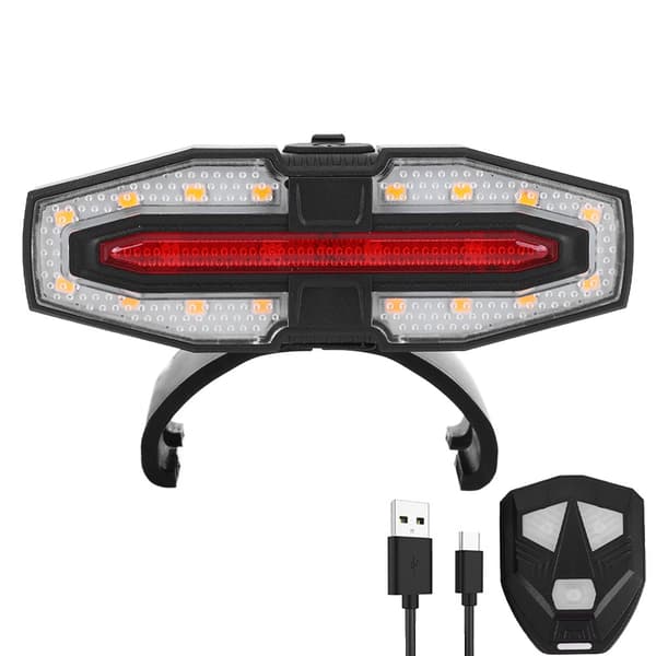 USB genopladeligt vandtæt LED bagblinklys til M365 Pro 2 MI 4 el-løbehjul Basic Model