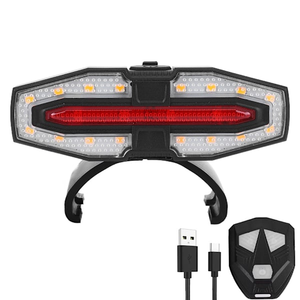 USB-uppladdningsbart vattentätt LED-bakblinkers för M365 Pro 2 MI 4 elscooter Basic Model