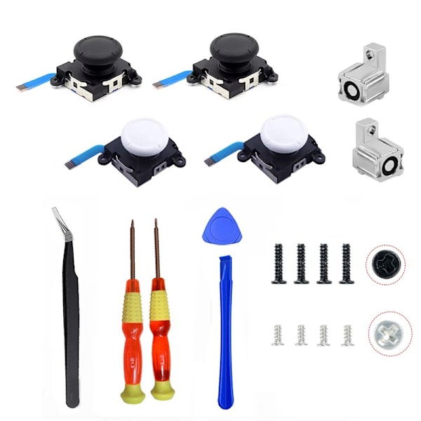 Joycon Joystick Ersättning för Switch NS / Switch Lite / Switch OLED Vänster Höger Kontroller Reservdelar 3D Analog Thumb Stick C
