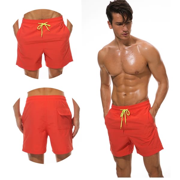 2026 Sommar Snabbtorkande Andningsbart Meshfoder Herrshorts Nylon Gym Strandshorts Masculino Academia Löparbaddräkt Grey-2XL
