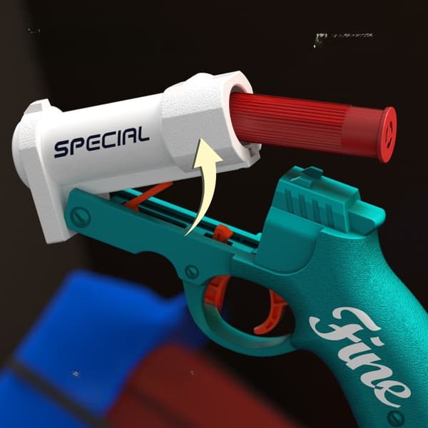 Mini S686 Foam Bullet Blaster Legetøjspistol til udendørs leg - Soft Bullet Launcher til børn Mini S686 cyan