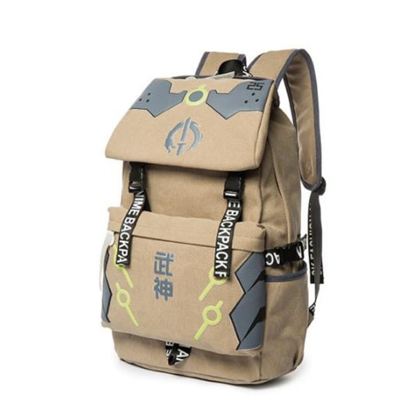 Overwatch Genji Ryggsäck Skolväska Gul