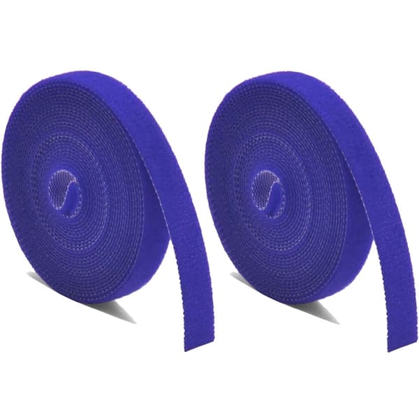 1/2 st 2 m växtband nylon växtband hem trädgård växtformad tejp krokögla bambu käppband stödtillbehör White