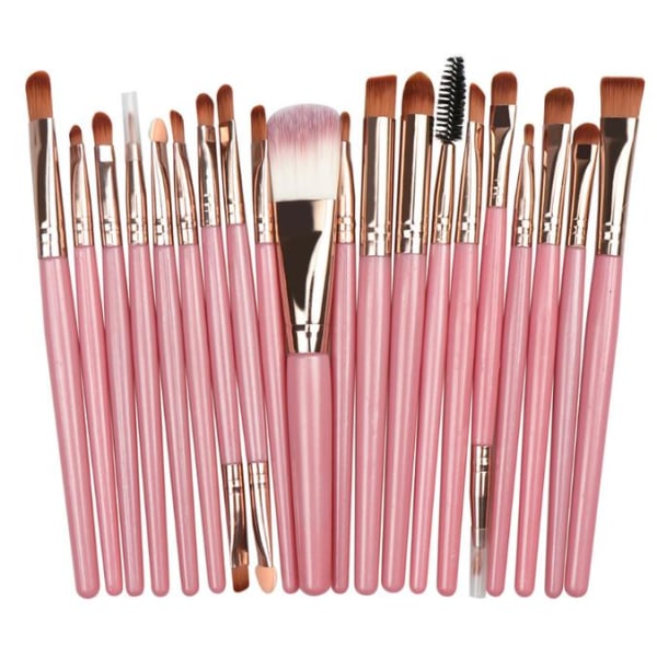 20 kpl luomivärisivellin Smokey-Eye Brush Set - Pink