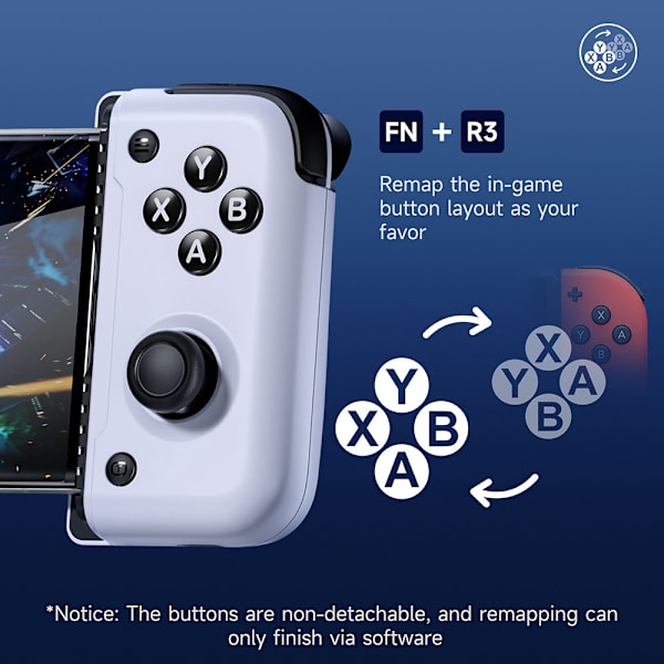 EasySMX M05 Typ C Mobiltelefonkontroll Kompatibel med Android-telefon, molnspel Xbox Game Pass, STADIA, xCloud, GeForce