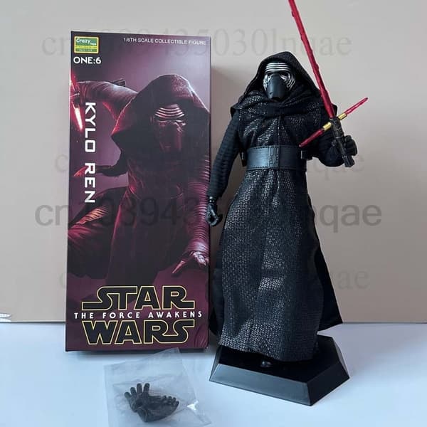 Kylo Ren 1:6 PVC actionfigur - Star Wars samlelegetøj til børn og værelsesindretning with box