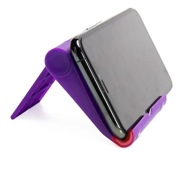 Sammenklappelig bordtelefonholder universal monteringsstativ til iPhone Xiaomi Huawei Samsung tablets black