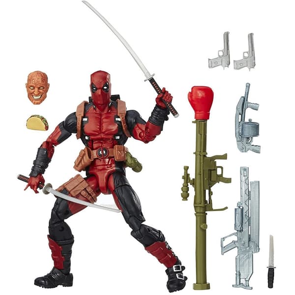 Marvel Legends Deadpool actionfigur - rörlig X-Men superhjälteleksaksmodell 01 Size with box