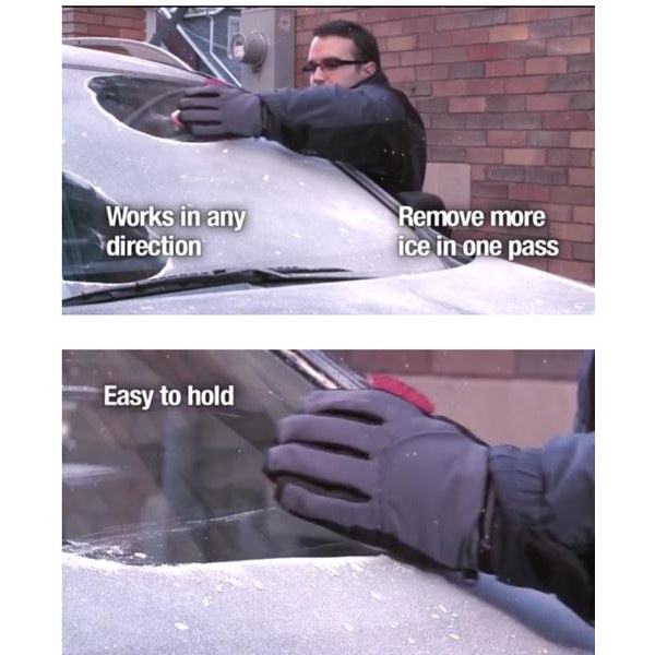 Car Windshield Snow Removal Car Windshield Ice Scraper Tool Smart Blue