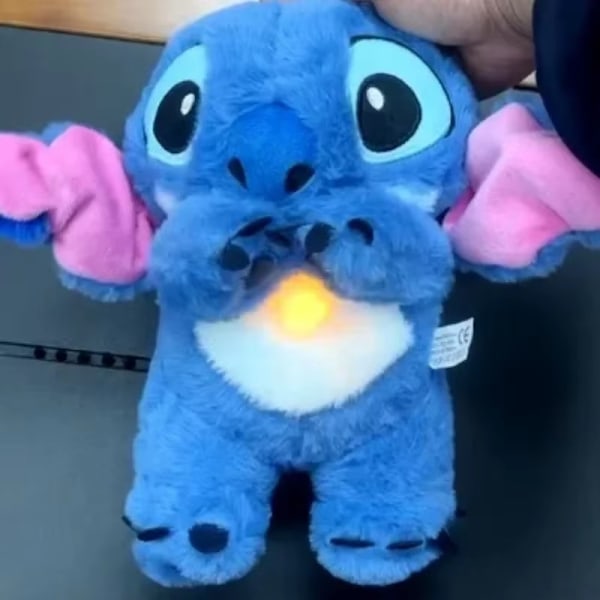30 cm  Stitch Åndedrætssøm Plysdukke - sovelegetøj til børn Orange
