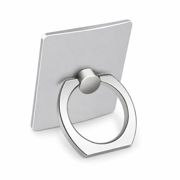 360° roterende fingerringtelefonholder 360 graders mobilstativmonteringstilbehør Silver